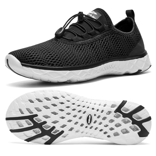 Image of ALEADER Men's Stylish Water Shoes, Quick-Dry Xdrain Water Sneakers, Lightweight & Comfort Footed