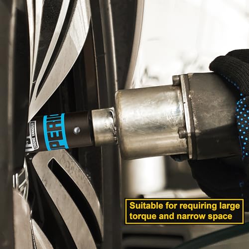 KIRXST Deep Impact Socket Set, 11PCS 1/2 Inch Driver 10mm-24mm Metric Deep Sockets with 1/4'' Hex Shank Socket Adapter, Automotive Trucks Car Tires Tractors Engines Repairing DIY Mechanic Tool 5 KIRXST Deep Impact Socket Set, 11PCS 1/2 Inch Driver 10mm-24mm Metric Deep Sockets with 1/4'' Hex Shank Socket Adapter, Automotive Trucks Car Tires Tractors Engines Repairing DIY Mechanic Tool - Image 5