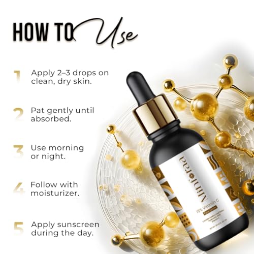Image of Vitamin C Face Serum for Glowing Skin with Hyaluronic Acid 30ml
