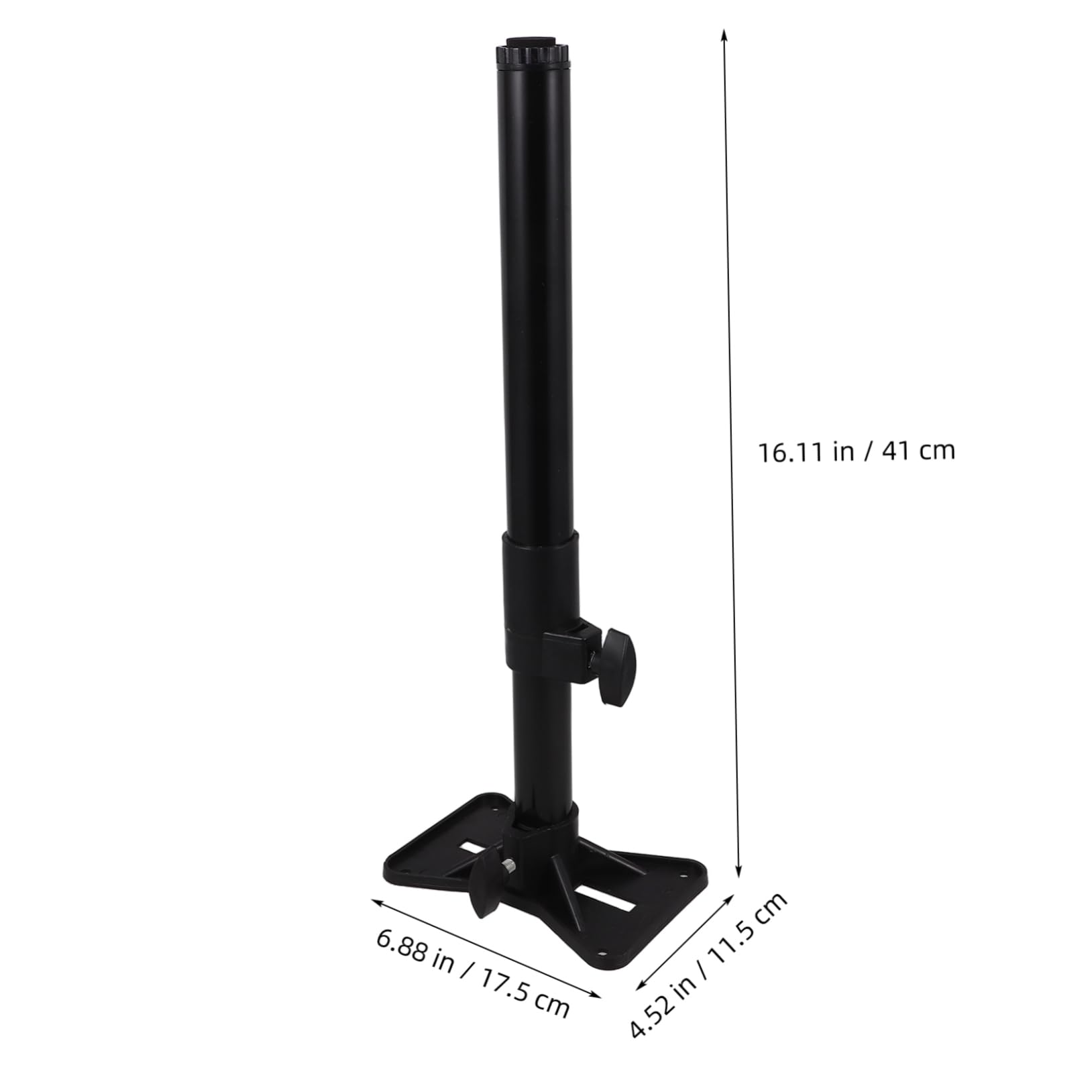 Soporte Ajustable Negro para Lavabo bajo Encimera y Fregadero