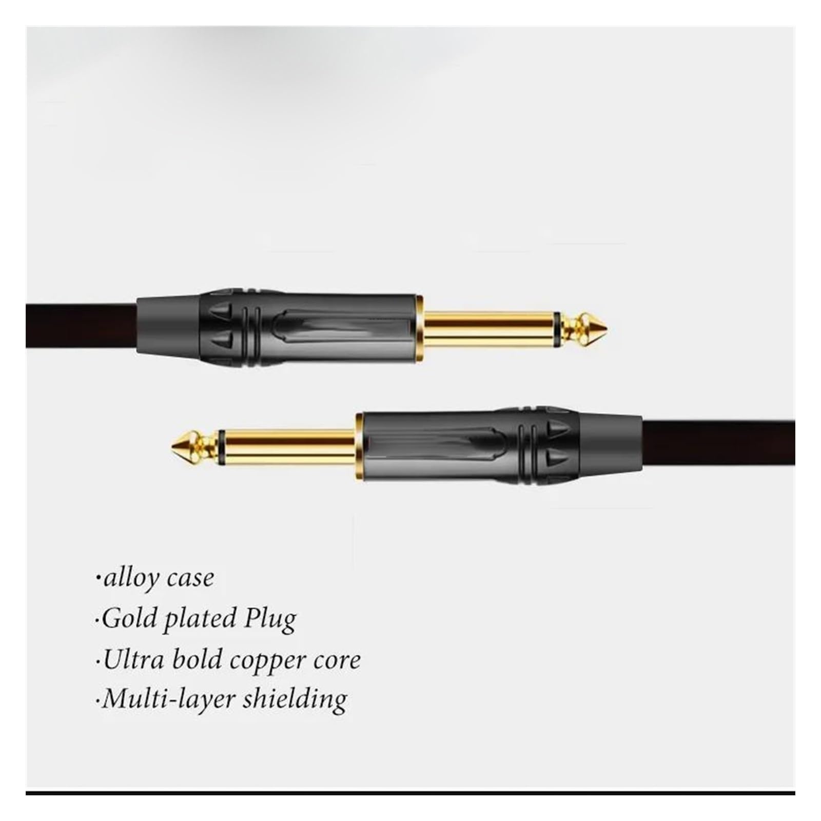 Cavo audio per chitarra jack da 6,5 ​​mm maschio a maschio per amplificatori audio per strumenti elettronici e altro ancora Chitarra Audioper ConnettoriCavo Audio Er Chitarr (Size : 300cm)