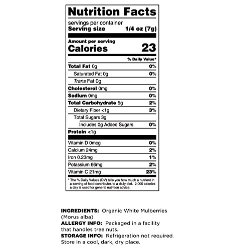 Terrasoul Superfoods Organic Sun-Dried White Mulberries thumb #3