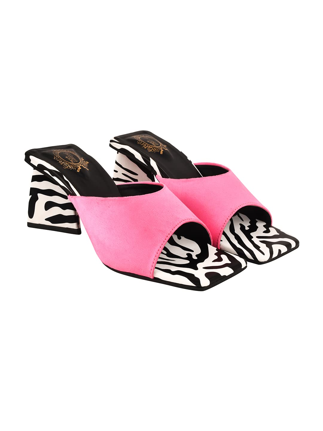 Shoetopia Zebra Printed Pink Block Heels for Women & Girls /UK8 (B0BV6Y8FNK) Amazon Price History, Amazon Price Tracker