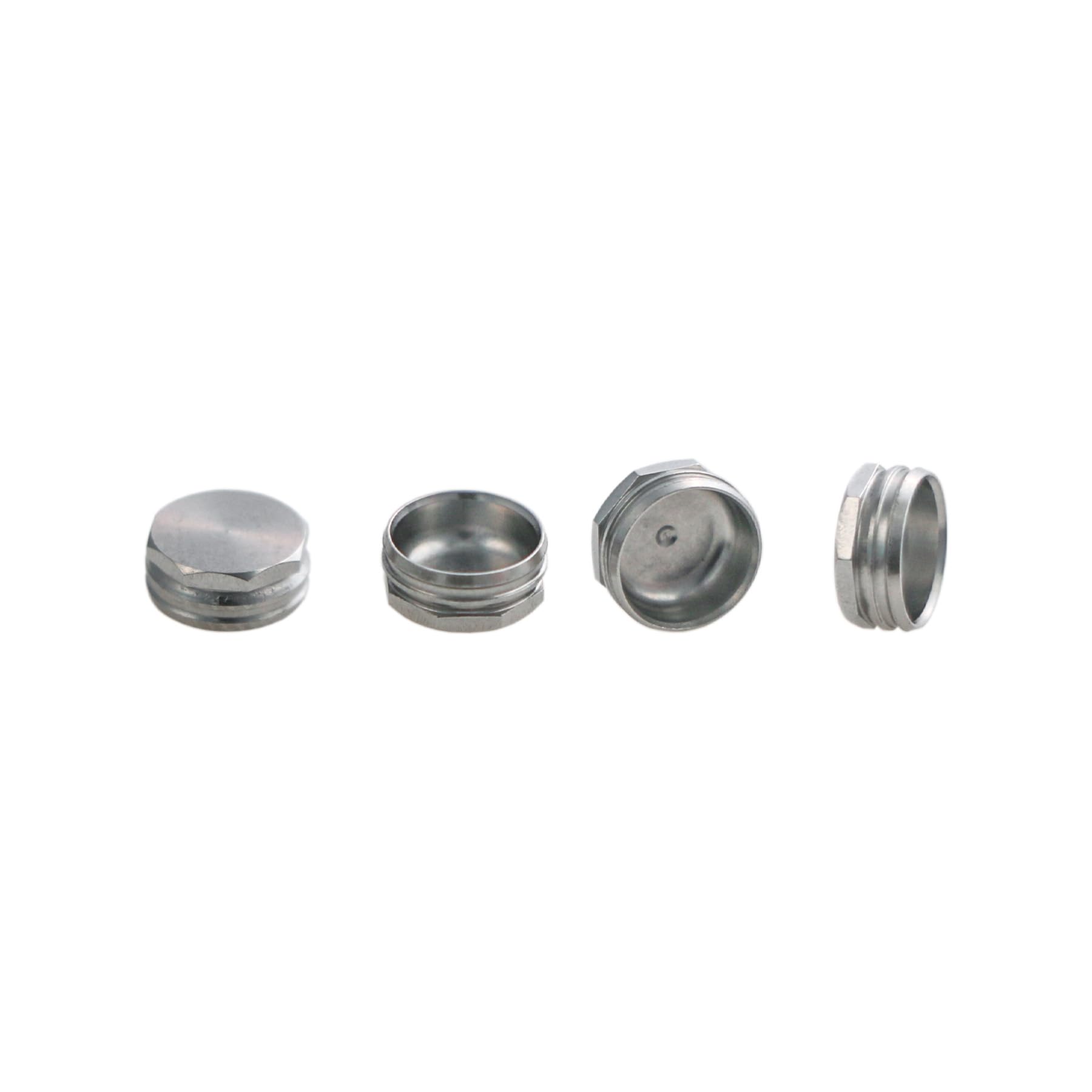 4pcs Overdenture Retention Male Cap Metal Housing (Metal Housing)