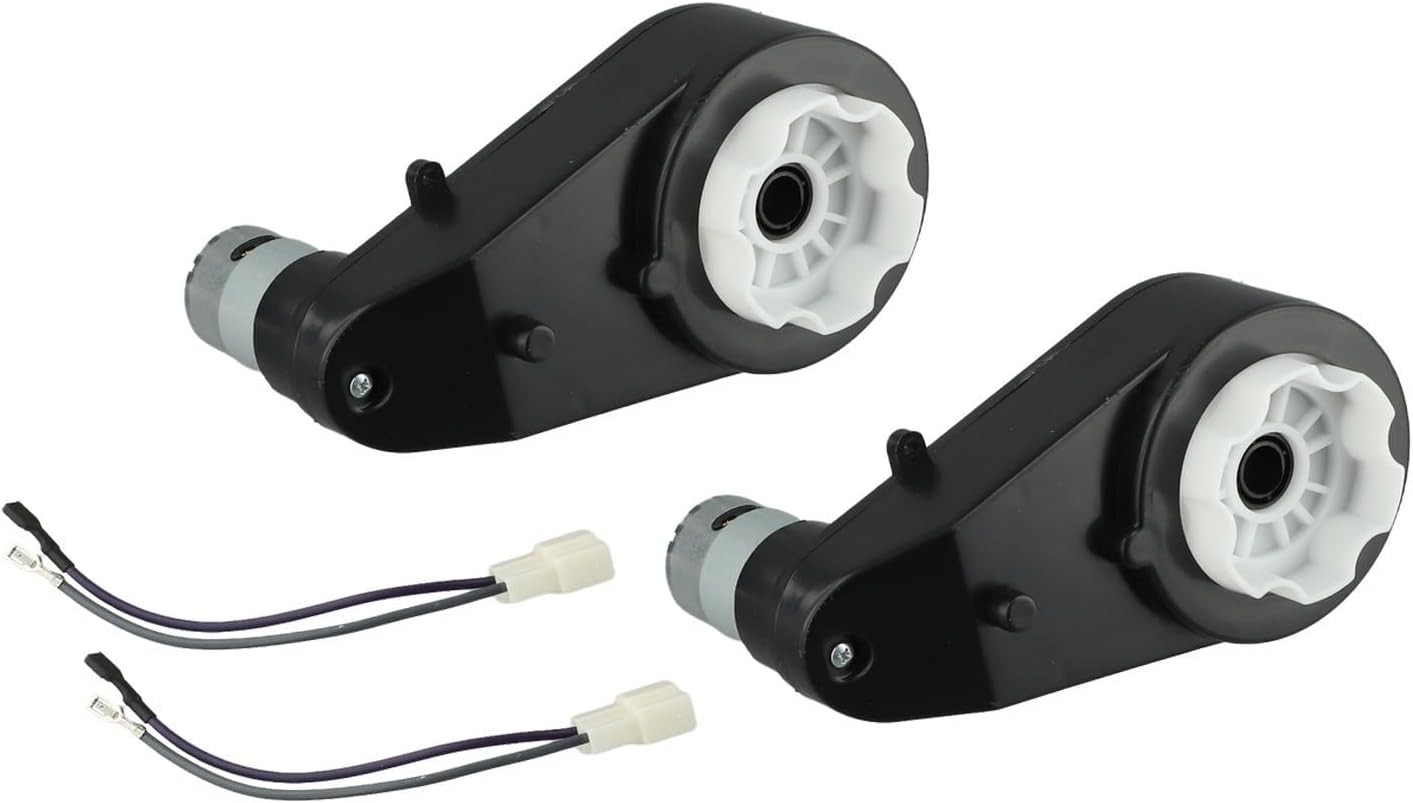 Replacement Set of Two 24V RS550 Electric Motor Gear Boxes Each at a Fast Speed of 40000 RPM for Toys