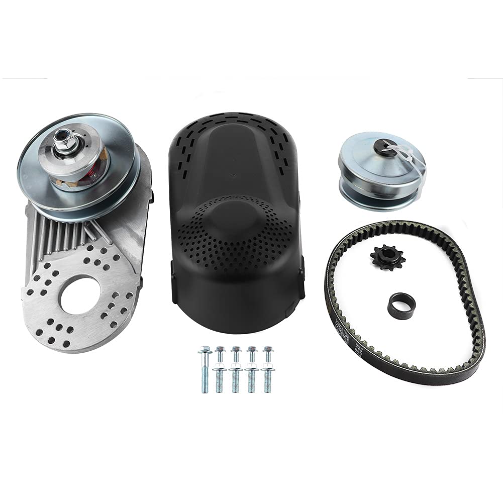 Go-Kart-Drehmomentwandler TAV2 1-Zoll-Kupplungssatz 12 Zähne + 10 Zähne 40/41-Kette Heavy Duty 30-Serie für 8-13-PS-Motoren mit 6-Zoll-Antriebsriemenscheibe und 2350