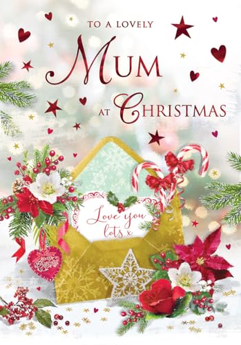 Regal Publishing Christmas Card To a Lovely Mum Envelope - 9 x 6 inches