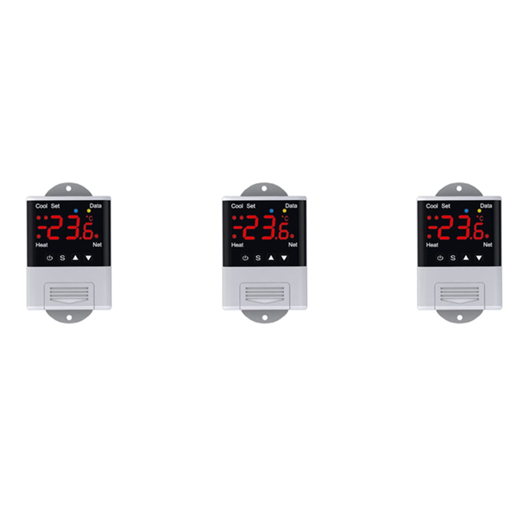 Wesafrae 3X Wireless Wifi Temperature Controller Thermostat Ac110-220V Dtc1201 Sensor Digital Display App Control For Home