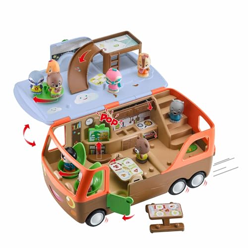 Klorofil Camping-Car Monde Miniature Maison sur Roues Enfant Dès 18 Mois – vue 2