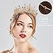 TOBATOBA Tiaras for Women, Multicolor Tiara Gold Crowns for Women, Wedding Tiara for Bride Queen Crown, Royal Princess Quinceanera Headpieces for Birthday Prom Pageant Halloween Cosplay Accessories