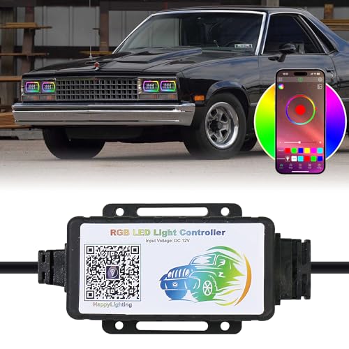Caja de Control RGB Bluetooth para Faros LED 4x6