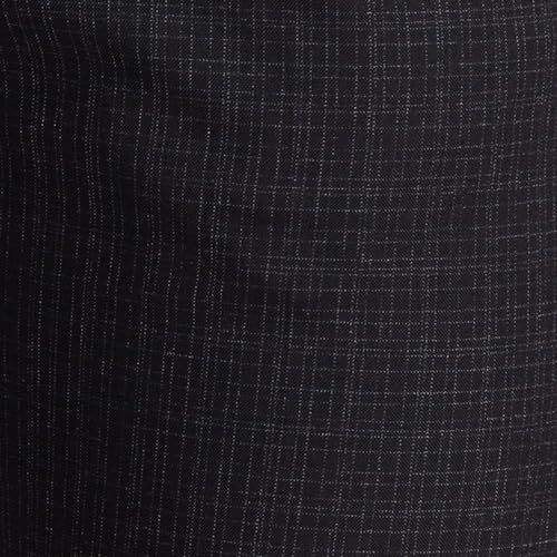 Image of Park Avenue Men's Polyester Blend Checks Small Pattern Smart Fit Flat Front Formal Trouser