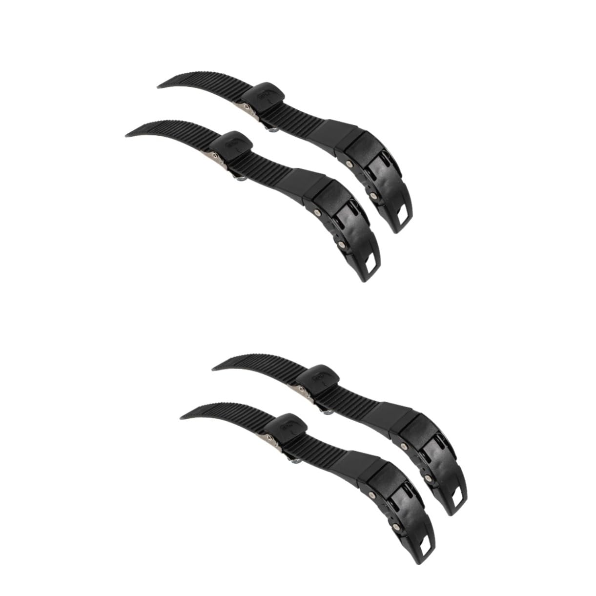 Mipcase 2sets Roller Skate Supplies Professional Roller Skate Buckle Straps Fixed Buckle Straps Skating Shoes Toe Guards 2pcs*2