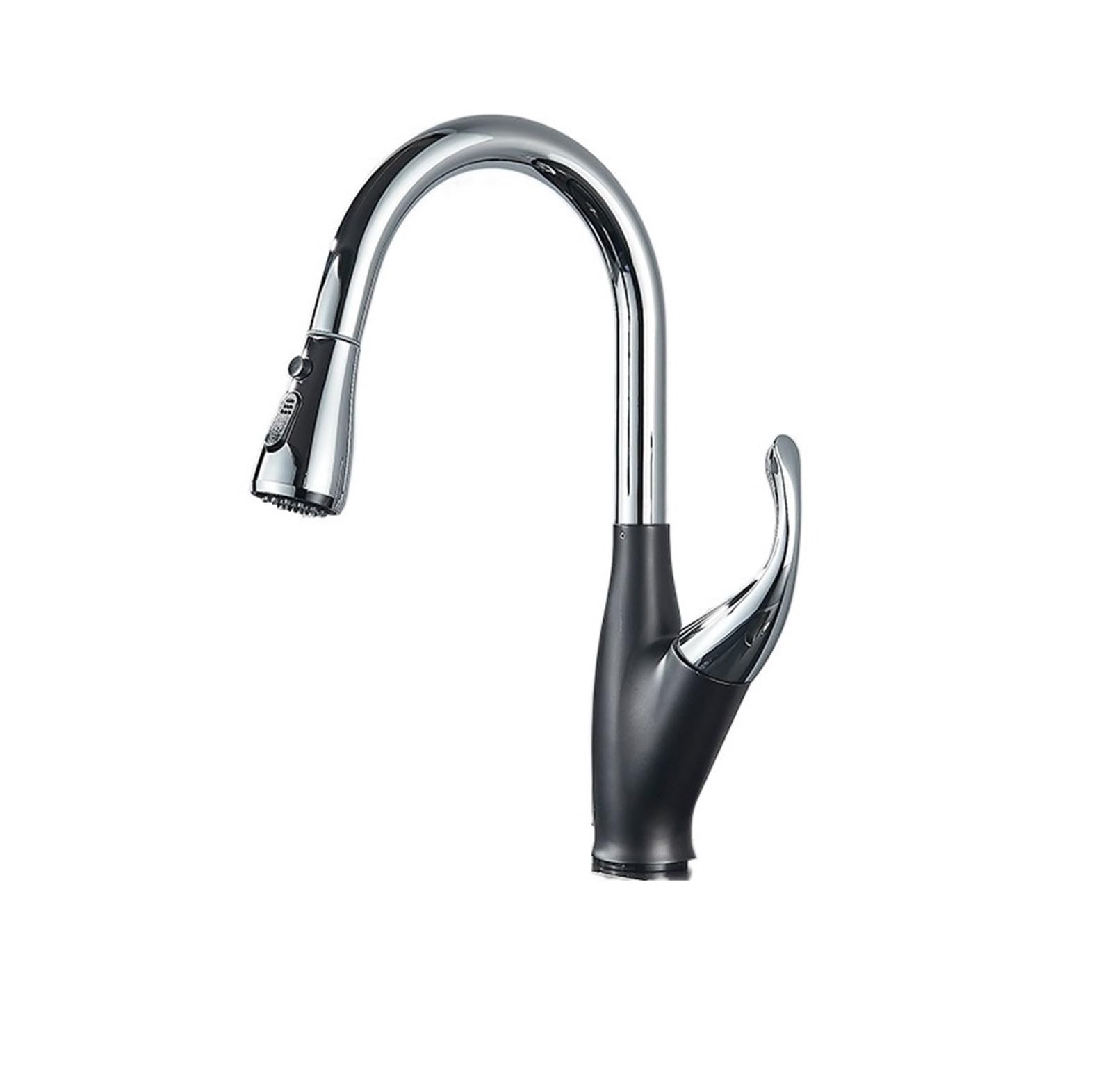 HADECOLL Pull-Out Faucet Touch Sensor Kitchen Faucets Sensitive Smart Touch Control Faucet Mixer Tap Touch Control Smart Kitchen Sink Taps Easy To Install,No-Sen-Black Chrome