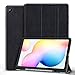 Kdely Funda para Samsung Galaxy Tab S6 Lite 10,4'' 2020, Cover Protección con Soporte para S Pen Carcasa Protectora Función Auto-Sueño/Estela Tablet Case-Negro (SM-P610/SM-P615)