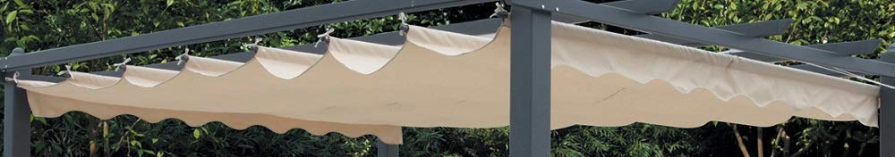 Salone Negozio Online Ricambio Telo Top di Copertura per PERGOLA Retrattile MT.3X4 Anno 2017