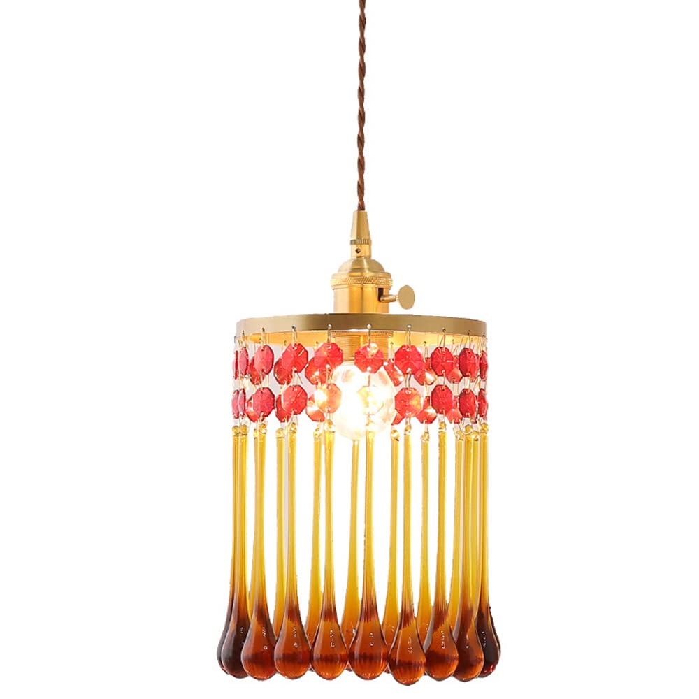 SXECAEPS Modern creative chandelier 1-Light Modern Crystal, Luxury Hanging Light Contemporary Pendent Fixture For Living Room, Kitchen Island Ceiling Lighting