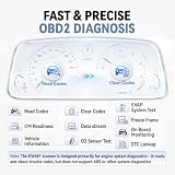 KONNWEI KW681 Auto walizka diagnostyczna 2 w 1, czytnik diagnostyczny OBD2 z testerem akumulatora samochodowego 6V/12 V, test akumulatora CCA/SOH/SOC, kompatybilny z pojazdami benzynowymi