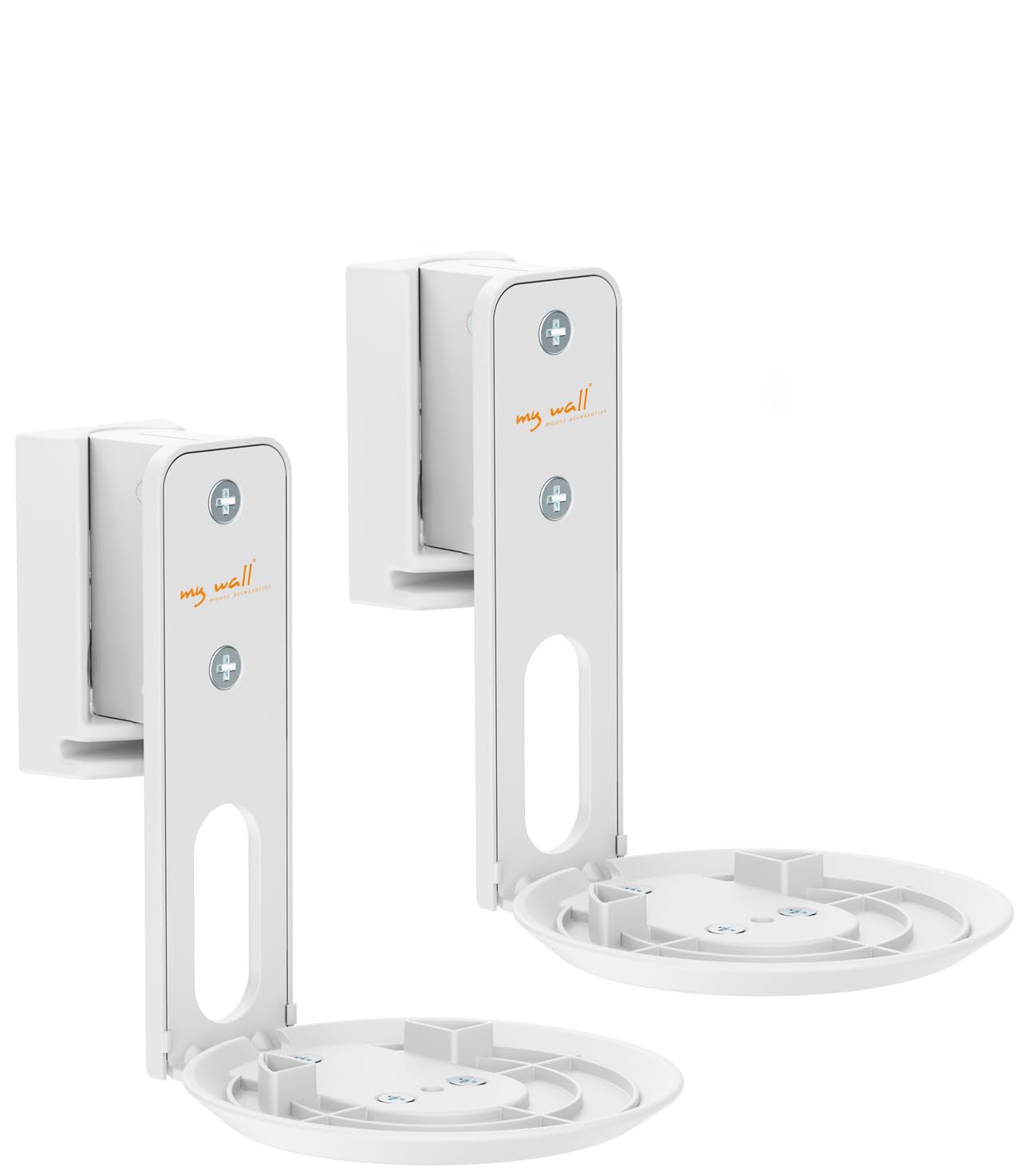 my wall Sonos Era100 HS40WL Lot de 2 Supports muraux pour Sonos Era100, inclinable, pivotant, Peu encombrant, Parfaitement réglable, Support Sonos avec Gestion des câbles