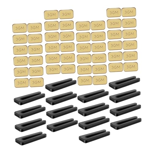 DIYEAH Kit de Balanceamento Ventilador de Teto, 12 Pesos de Balanceamento e 4 Grampas, ABS e Aço Inoxidável, Cores Variadas, 1,65 x 0,70 x 0,27 Polegadas, Reduz Ruído e Operação Estável