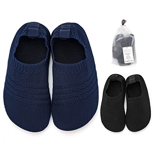 Sosenfer Hausschuhe Kinder Mädchen Junge Unisex(2 Paar)-HEI-SHLAN-27