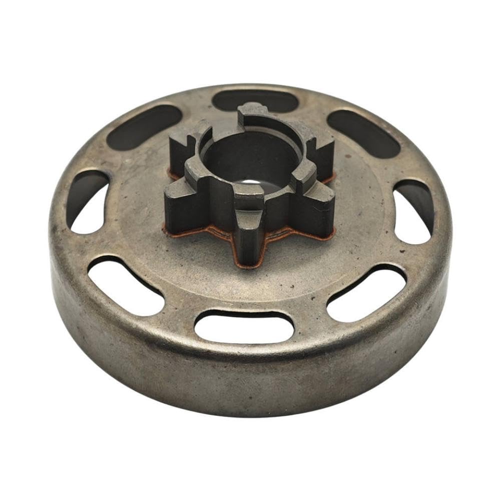 Piñón de embrague de tambor de embrague de 3 8 pulgadas y 6 dientes, pieza de repuesto compatible con herramientas de jardín de motosierra 135 140 135E 140E 578257101