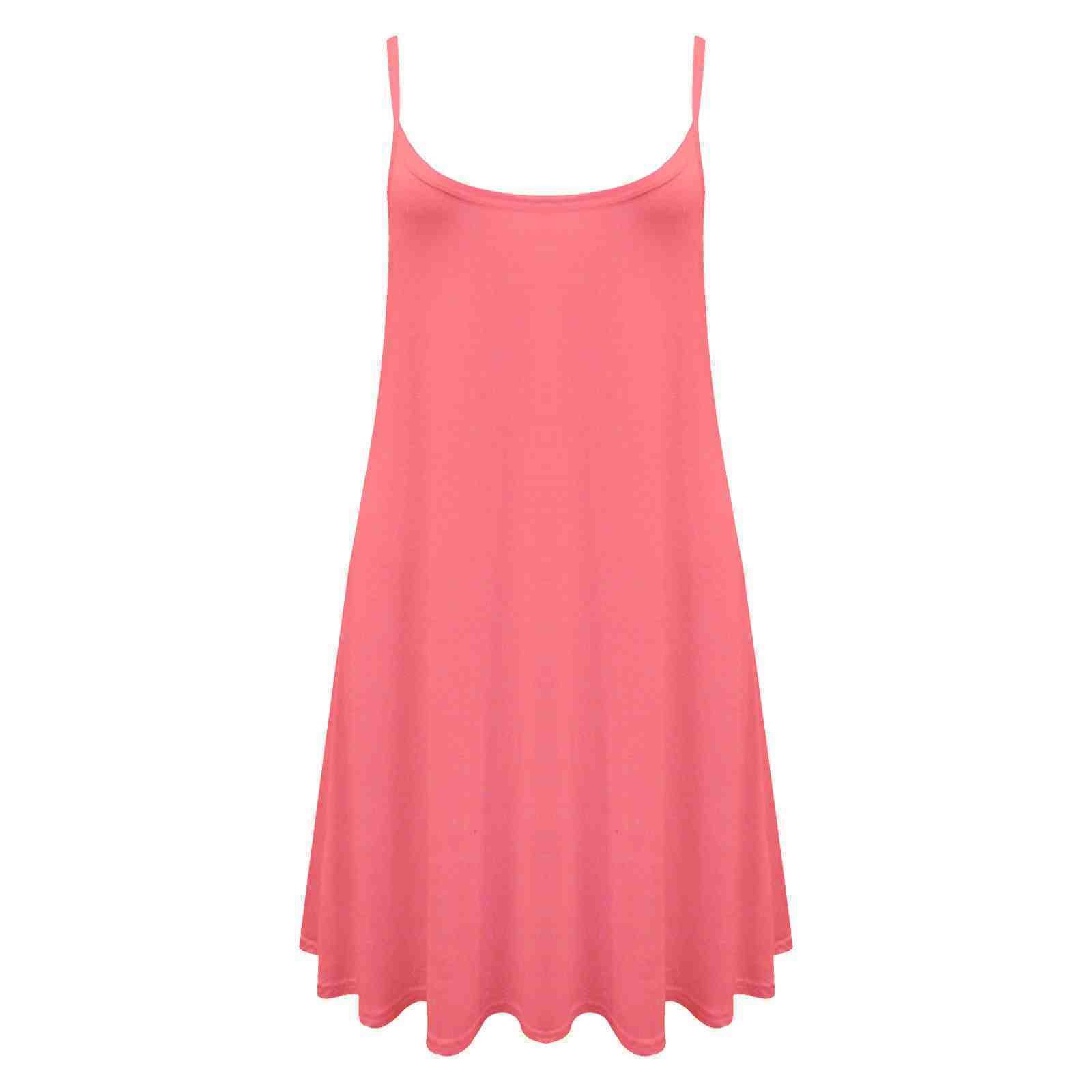 Vestido para mujer negro coral talla S M casual 2