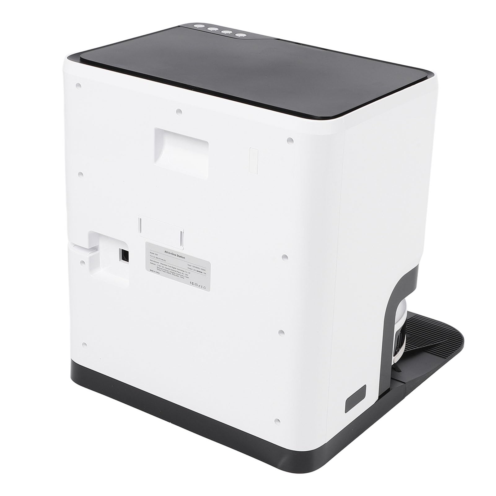 aqxreight Aspirapolvere Robot per Pulizia Automatica del Mop, Base Autosvuotante, Doppi Mop Rotanti, con Copertura di 2.152 piedi², Mappatura Rapida, Pianificazione del Percorso per (Spina
