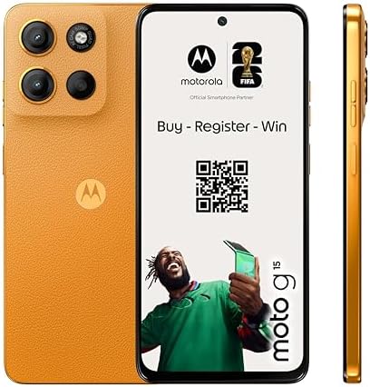 Motorola Moto g15 24GB (8G+16GB RAM Boost)/128GB Orange, Spain, 6...
