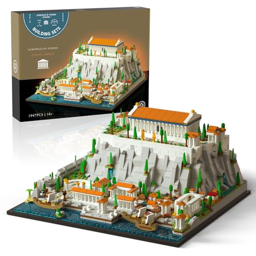 Taj Mahal 3D Puzzle By National Geographic Givenni Architecture The Acropolis in Athens Building Sets; Collectible Model for Adults; Home...