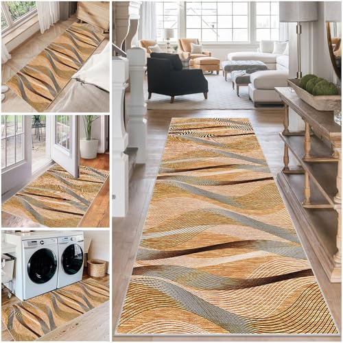 Tapis Cuisine Devant Evier Antidérapant et Lavable 40 x 60 cm Tapis de Passage Couloir Cuisine Moderne Tapis Couloir Long Tapis de Cuisine Absorbant Tapis de...