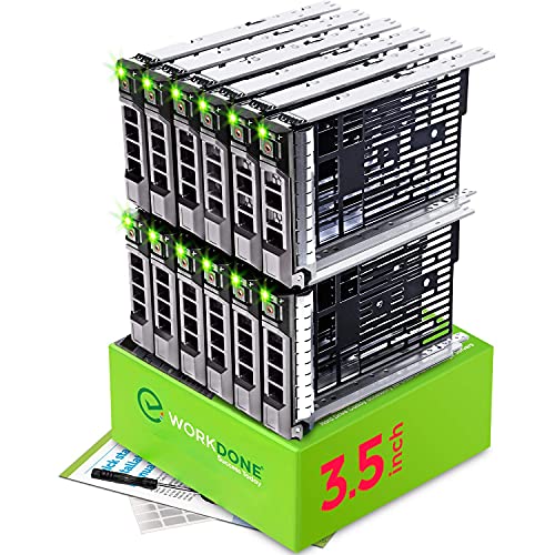 WORKDONE 3.5C`HDDLfB 12pbN Dell PowerEdgeZNg 11-13th Gen T[o[ɑΉ t}jAt tgXebJ[x hCo[ ̓gC˂