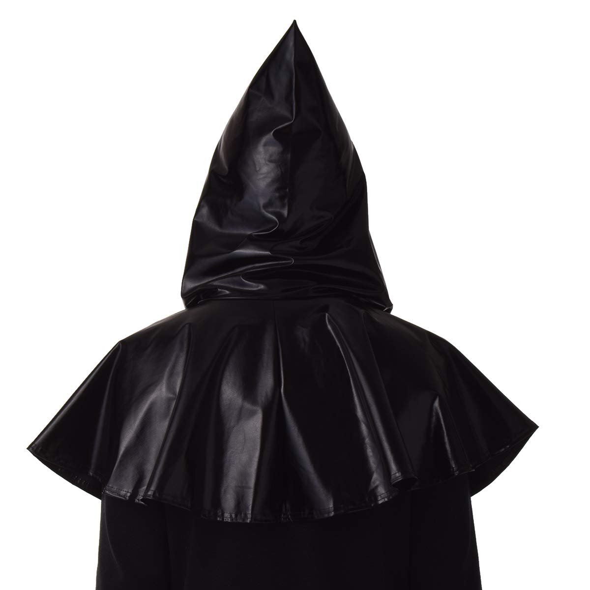 BLESSUME Medieval Hooded Cowl Cross Necklace (Black 2) - Image 4