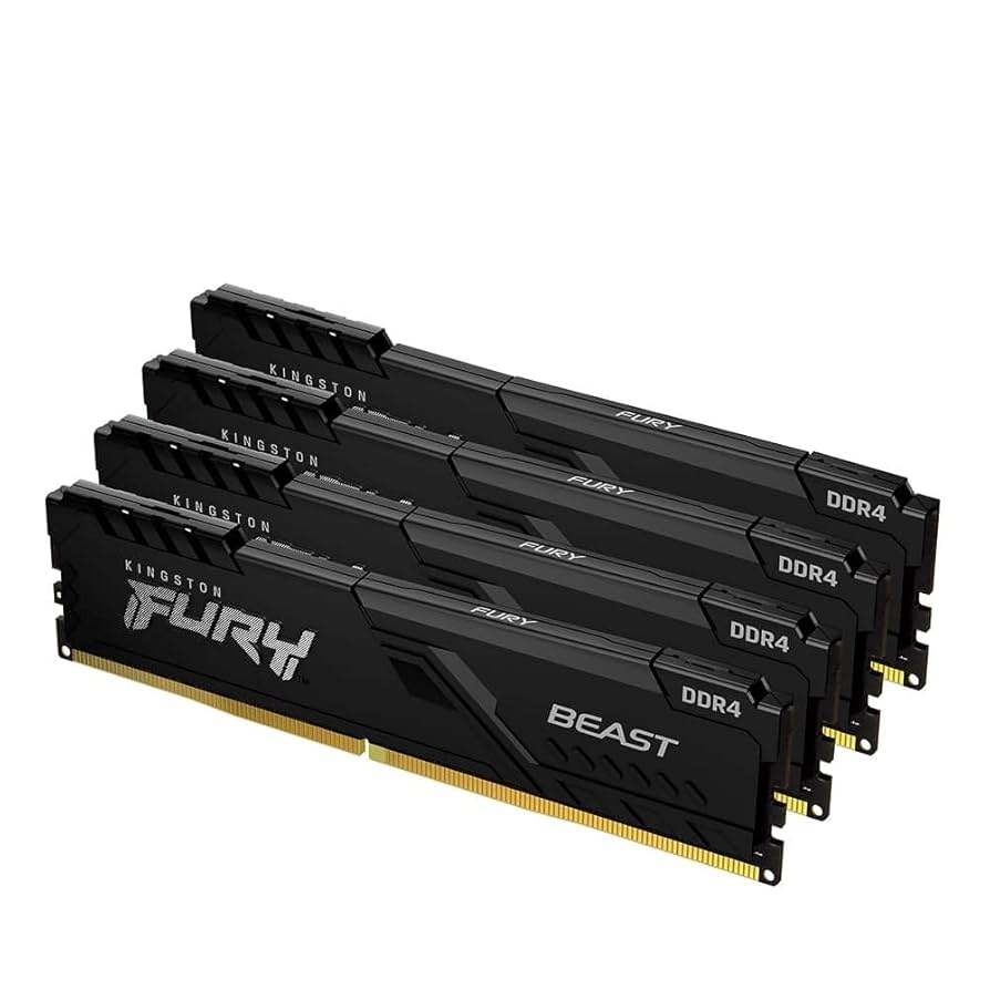 【動作品】メモリ Fury Beast DDR5 RGB 128 GB Amazon | Kingston FURY Beast Black RGB 128GB (4x32GB) 5200MT