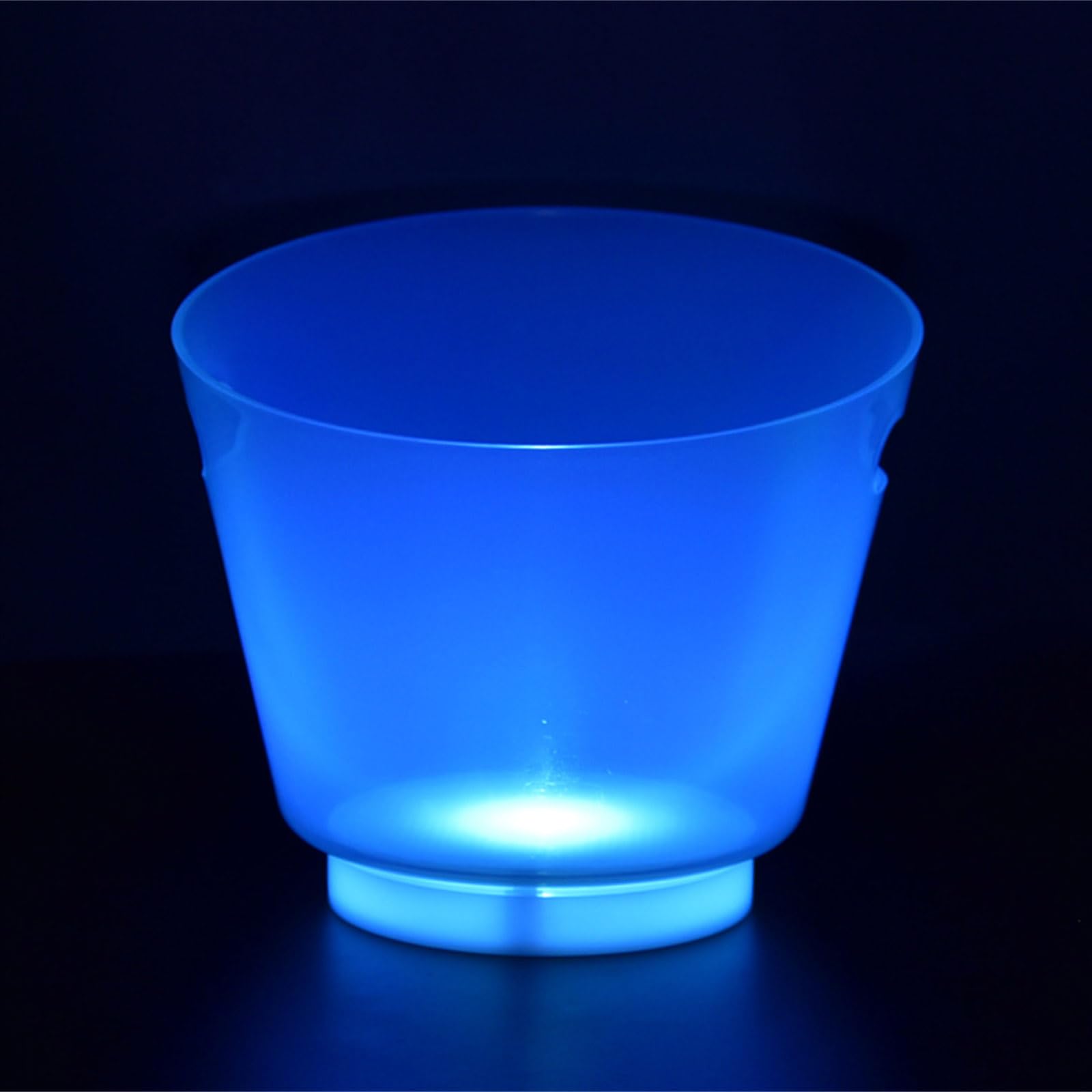 Enfriador de champán irrompible con luz Multicolor Construcción portátil Ideal para Bodas en la Playa Reuniones Enfriadores de champán Impermeables