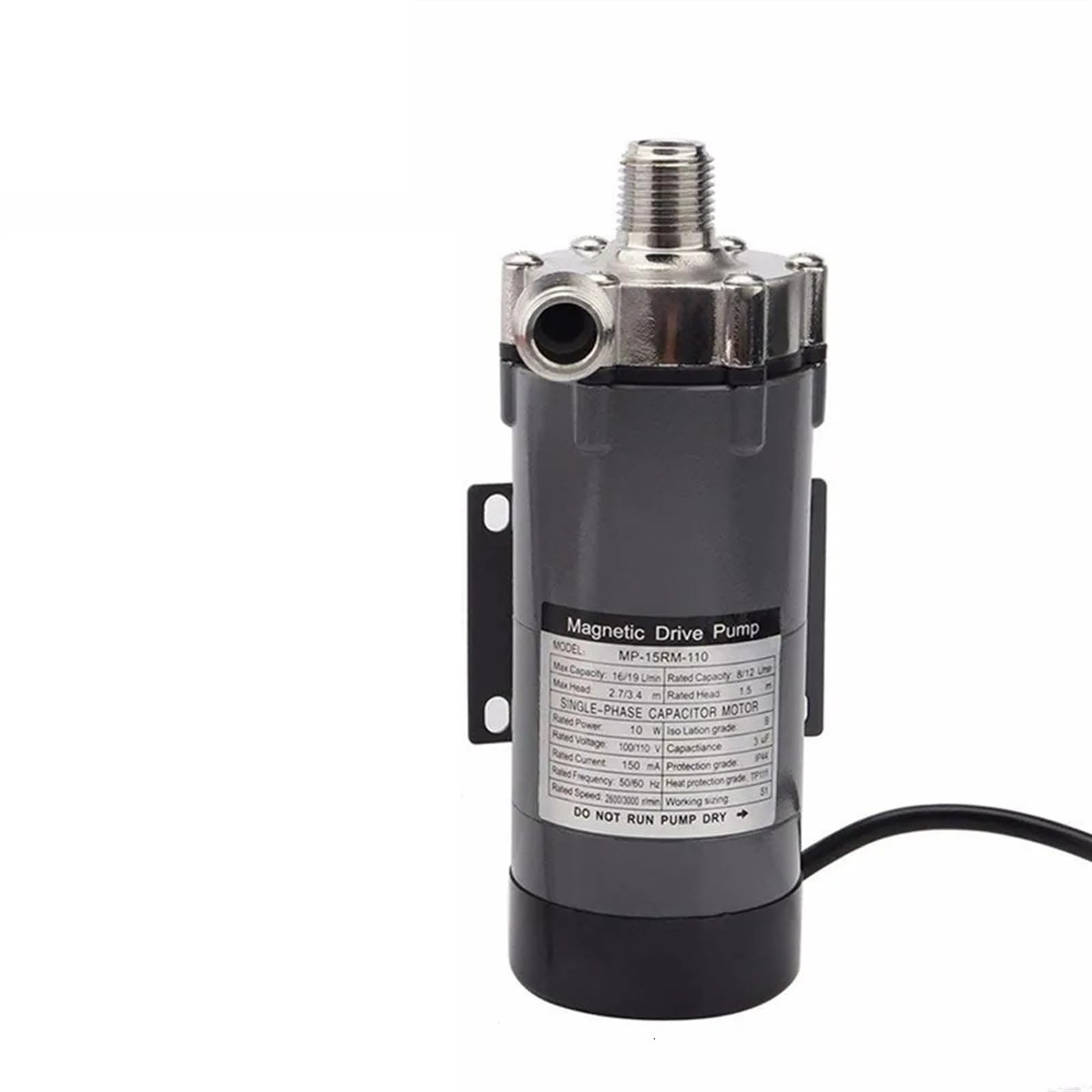 Pompa Per Birra 25W Acciaio Inossidabile - Azionamento Magnetico, 220-240V, Portata 19L/min - Foto 8