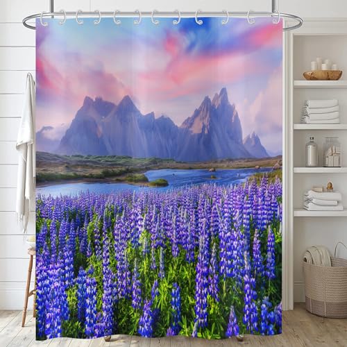 ASDCXZ Landscape Shower Curtain 180x200 cm - Image 3