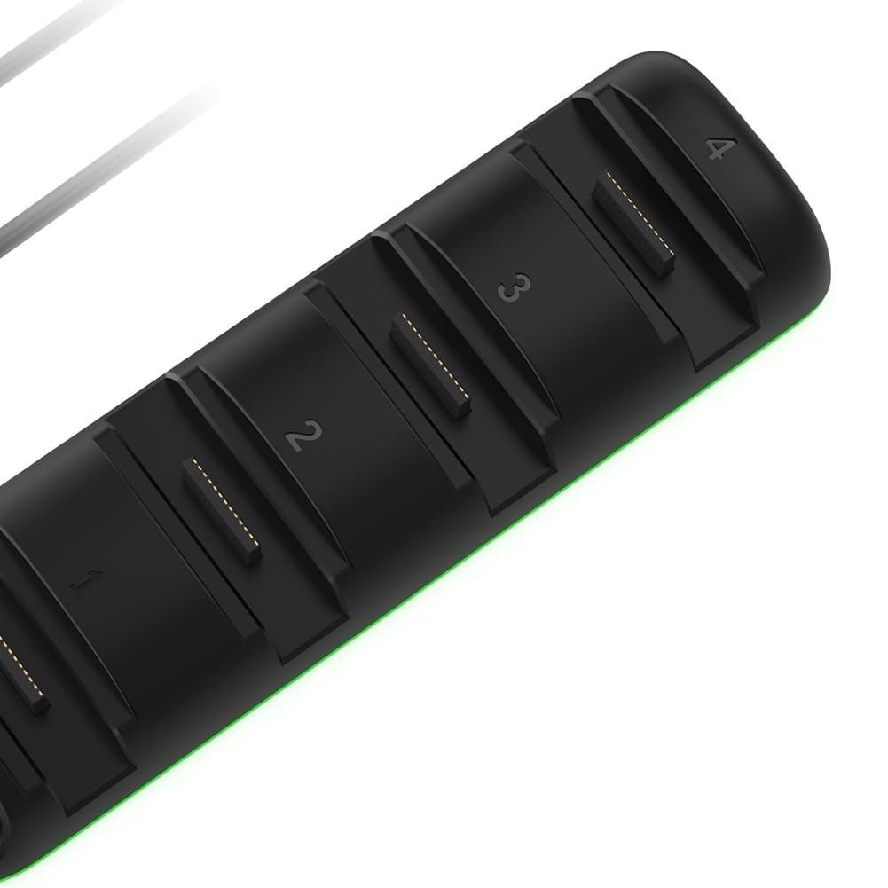 Ładowarka 4 w 1 do przełącznika 2 stacji ładującej LED do kontrolera Joy-Con szybkie i bezpieczne ładowanie