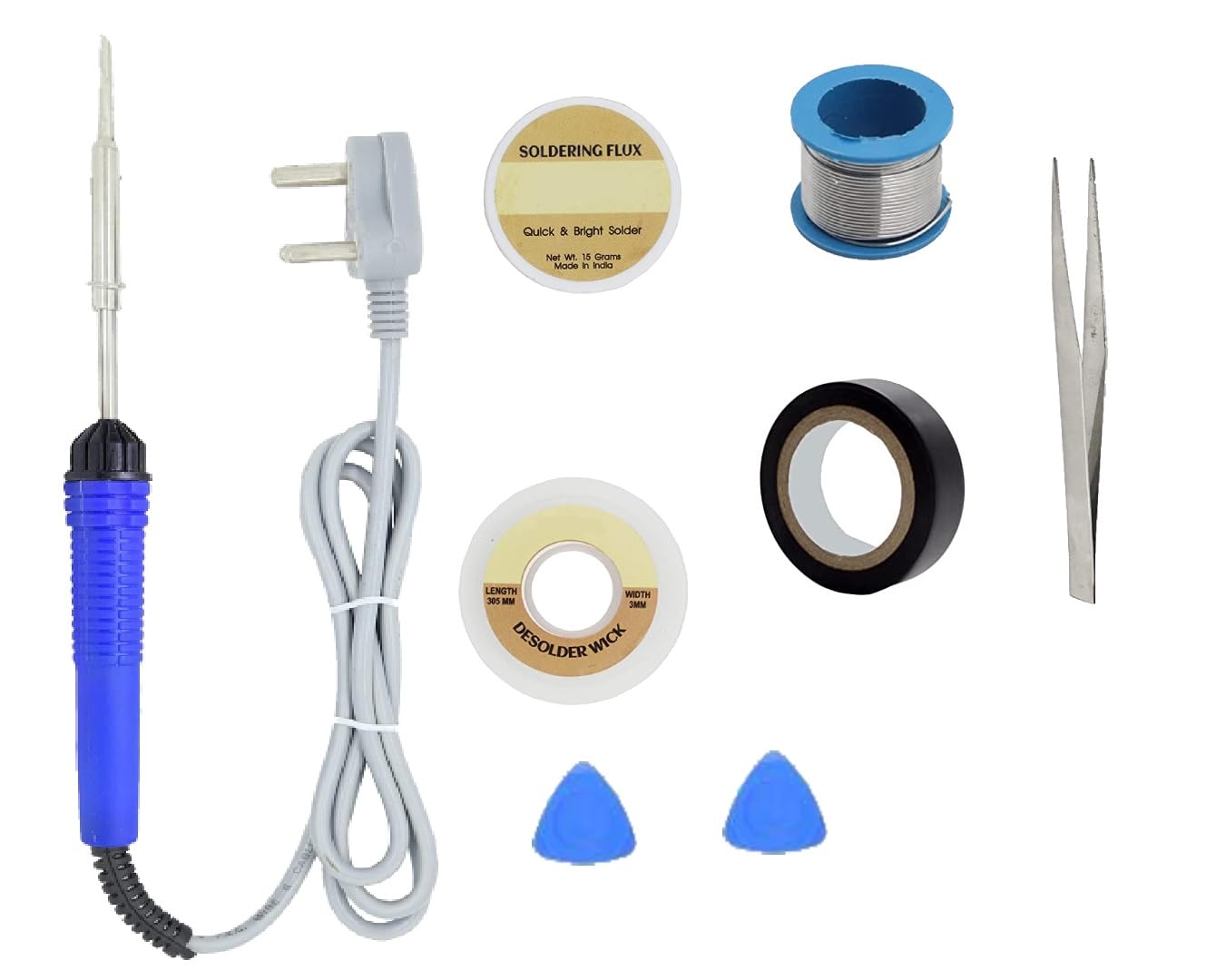 Aldeco Soldering Iron Kit, (8 in 1) Full Set 25W 110V Soldering Welding Iron Kit With Soldering iron, Wire, Flux, Wik, 2clip, Tweezer, Tape (B0C19BB5T5) Amazon Price History, Amazon Price Tracker