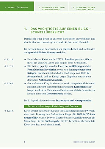 Der zerbrochne Krug von Heinrich von Kleist.: Textanalyse und Interpretation mit ausführlicher Inhaltsangabe und Abituraufgaben mit Lösungen (Königs Erläuterungen und Materialien, Band 30)