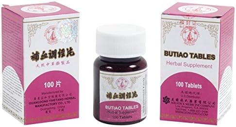 羊城牌補血調經片 Butiao Tablets - Herbal Supplement (Help with cramping Relief During Menstruation.) 100 Pills x2pack