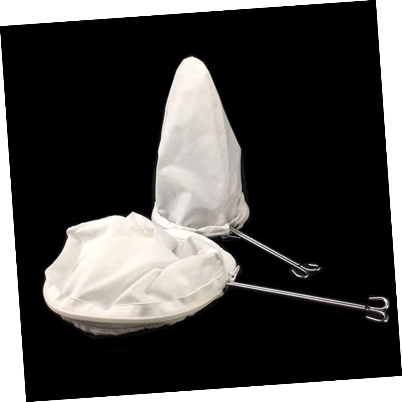 Bolsa de Filtro de Té de Acero Inoxidable, 3 Piezas Blanco