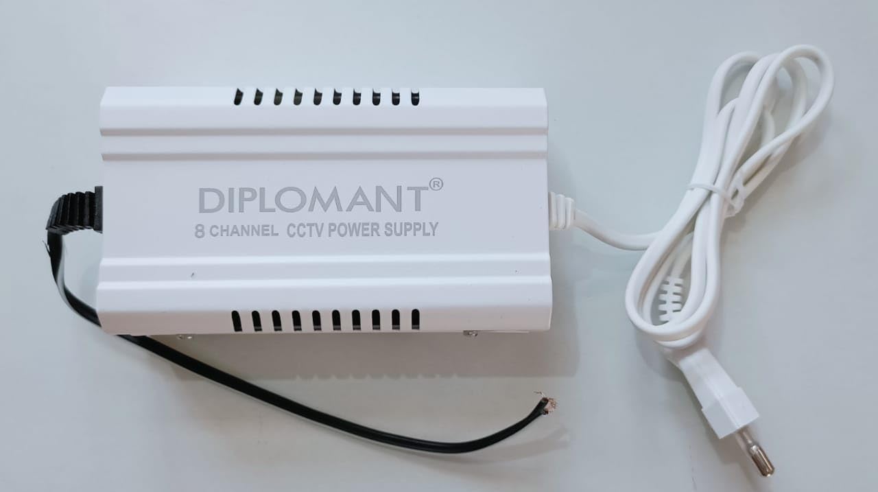 Navkar Systems Diplomat 8 Channel Power Supply for CCTV Cameras-image-0