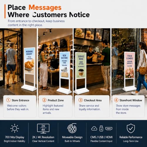 Image of 43 inch Floor Standing Digital Signage Kiosk