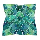 Utilisations multiples : nos écharpes en soie bleues et vertes pour femme peuvent être portées de plusieurs façons. Ils peuvent être utilisés comme foulards, bandeaux, foulards, châles, ceintures, etc. Le bandana bleu et vert peut également être utilisé pour décorer des sacs à main, des chapeaux et d'autres vêtements pour ajouter une variété de styles différents à vos tenues