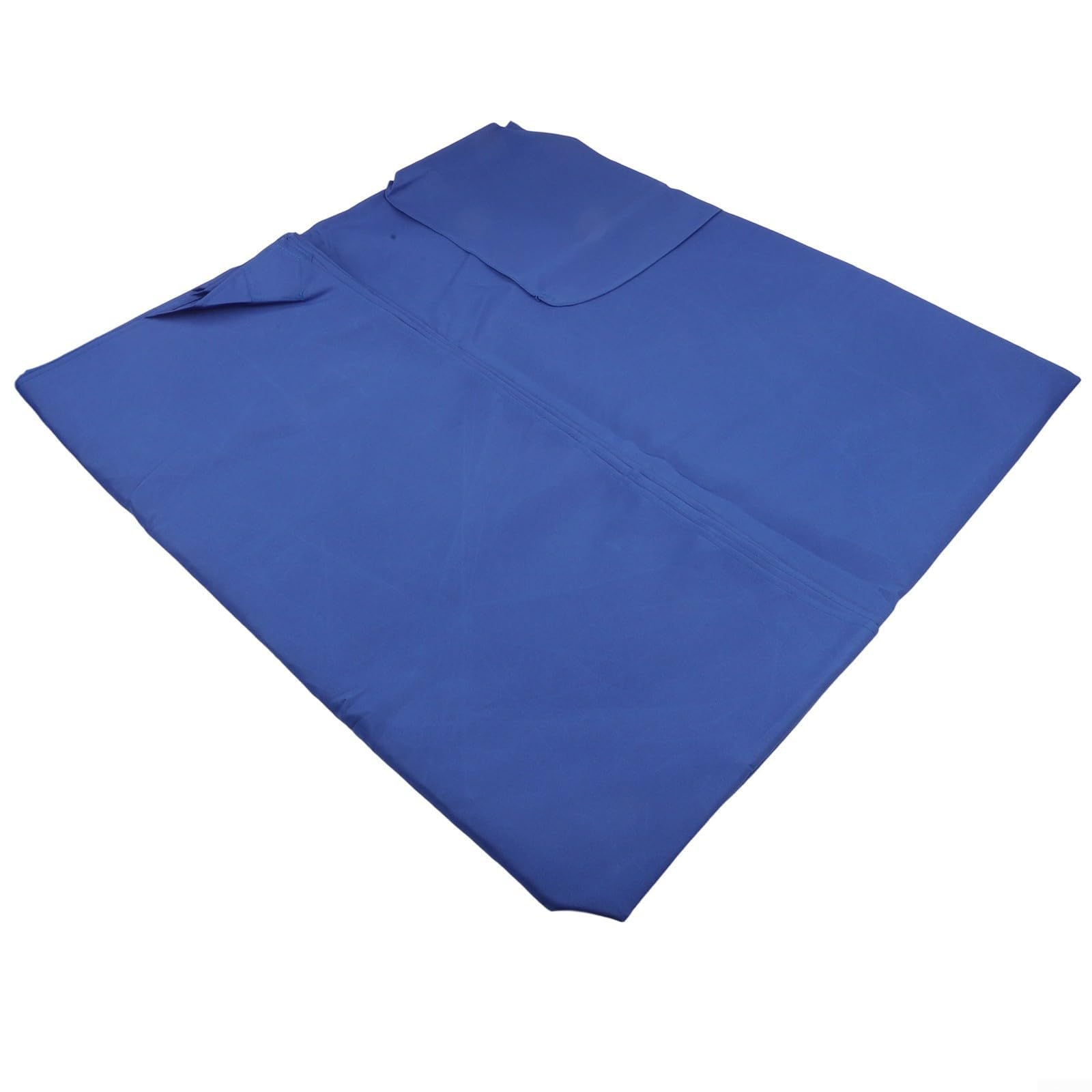 Cubierta rectangular impermeable para sombrilla de jardín, 200 x 300 cm, de poliéster, repuesto para sombrilla de patio al aire libre, protección azul
