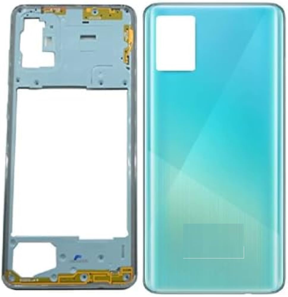 (SPAREWARE) Original Middle Ring Body with Back Panel for Samsung Galaxy A51 - Blue-image-24