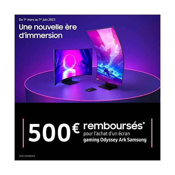 SAMSUNG Monitor Odyssey Ark S55BG970NU de 55'' - Pantalla Curva 1000R de 55", Resolución UHD 4K, Tecnología Quantum Mini-LED; FreeSync Premium Pro, Procesador Neural Quantum con IA - Image 3