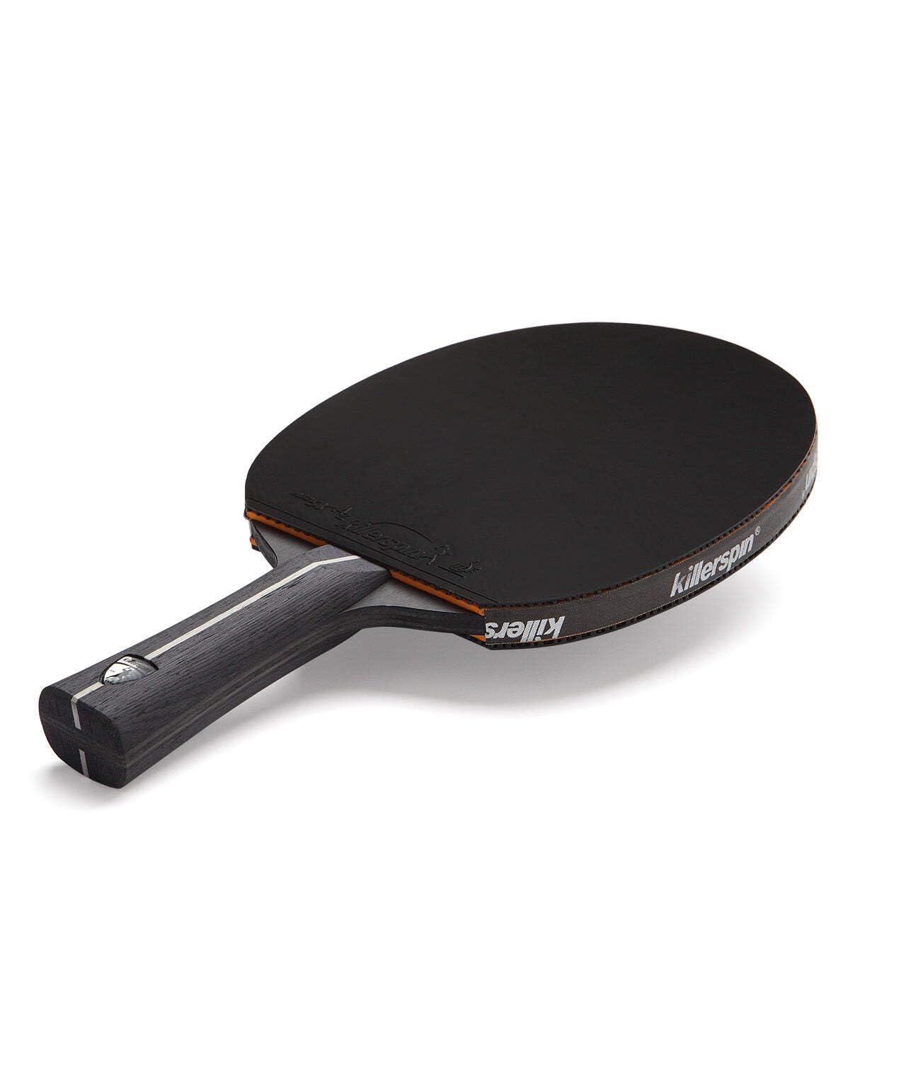Killerspin SVR 2U Black Paddle Set of 2 Rackets with 4 Balls and Foam Protective Paddle Storage Case