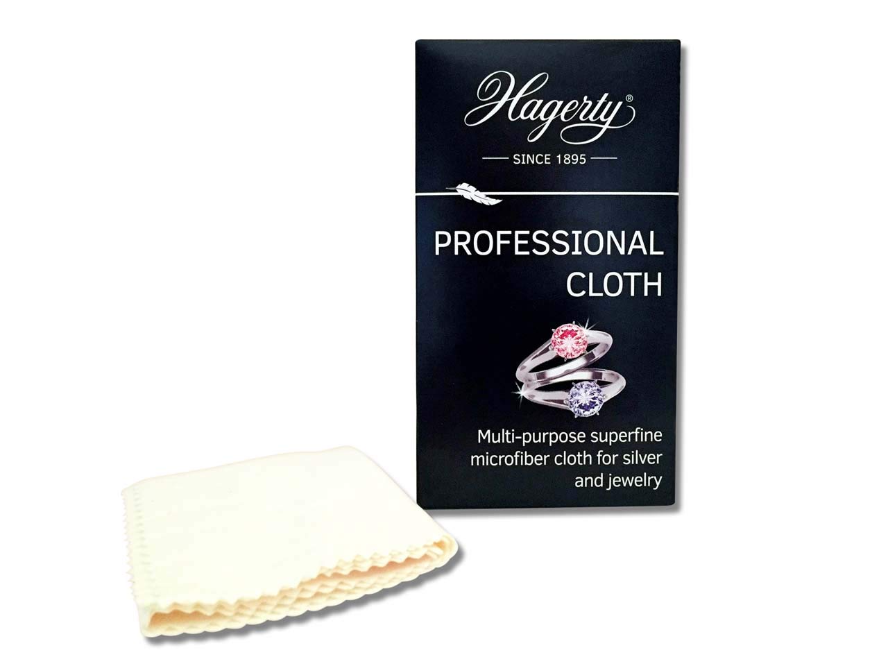 Hagerty Professional Microfibre Cloth For All Jewellery Items Machine Washable